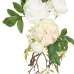 Fiori Decorativi 65 x 30 x 18 cm Bianco Peonia