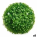 Decoratieve plant Ibergarden 555 Plastic Blommor Lakens Klot 22 x 22 x 22 cm (8 Stuks)