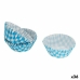 Set met cakevormen Wegwerpbaar Blauw (36 Stuks) (50 pcs)