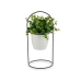 Decoratieve plant Lakens Rond Metaal Plastic 21 x 30 x 21 cm (8 Stuks)