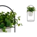 Decoratieve plant Lakens Rond Metaal Plastic 21 x 30 x 21 cm (8 Stuks)