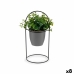 Plantă decorativă Frunze Rotundă Metal Plastic 21 x 30 x 21 cm (8 Unități)