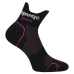 Meias de Desporto Spuqs Coolmax Speed Preto Cor de Rosa