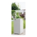 Pot EDA Graphit Blanc Plastique Carré 39,5 x 39,5 x 80 cm