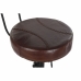 Banqueta DKD Home Decor 45 x 46 x 118 cm Preto Metal Castanho