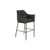 Taburete DKD Home Decor Marrón oscuro Metal 59 x 60 x 107 cm