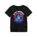 Camisola de Manga Curta Infantil Stitch So Not Ordinary Preto