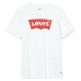 Børne Kortærmet T-shirt Levi's Batwing 4 år Hvid