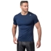 Heren-T-Shirt met Korte Mouwen Reebok Wor Aactivchill Tech Blauw