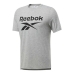 Férfi rövid ujjú póló Reebok Workout Ready Supremium Szürke