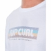 Kortarmet T-skjorte til Menn Rip Curl El Mama Hvit