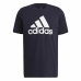 Camiseta de Manga Corta Hombre  Essentials Big Logo  Adidas Legend Ink  Azul