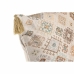 Cojín DKD Home Decor Beige Rombos 60 x 20 x 60 cm