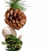 Julkrans Gyllene Naturell Plast Foam Ananas 150 cm