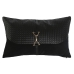 Almofada Home ESPRIT Preto Dourado 50 x 10 x 30 cm