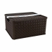 Storage Box with Lid Tontarelli Arianna 33,5 x 29,5 x 16,5 cm (4 Units)