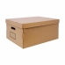 Storage Box with Lid Confortime Cardboard 45 x 35 x 20 cm (6 Units)