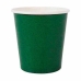 Set de Vasos Algon Desechables Cartón Verde 20 Piezas 120 ml (24 Unidades)