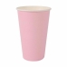 Glazenset Algon Wegwerp Karton Roze 10 Onderdelen 330 ml (20 Stuks)