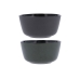 Bowl Bidasoa Dark Moon Grey Ceramic 780 ml (6 Units)