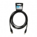 Cable USB A a USB B Ibox IKU2D Negro 3 m