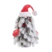 Kerstboom Wit Rood Groen Plastic Polyfoam Weefsel 21 x 21 x 45 cm