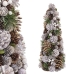 Albero di Natale Bianco Dorato Plastica Foam Ananas 19 x 19 x 48,5 cm