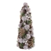 Albero di Natale Bianco Dorato Plastica Foam Ananas 19 x 19 x 48,5 cm