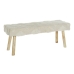 Banchetă DKD Home Decor Alb Natural Lemn 120 x 50 x 40 cm