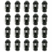 Set Nuts OMP 7075 Black 20 uds M14 x 1,25