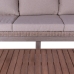 Garden sofa Patsy 220 x 89 x 64,50 cm Wood Rattan