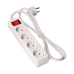 Regleta Enchufes 4 Tomas con interruptor EDM 41064 Schuko (5 m)