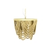 Lampadario DKD Home Decor Metallo Marrone Giallo 50 W Legno MDF (35 x 35 x 95 cm)