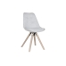 Dining Chair DKD Home Decor Polyester Light grey Oak (48 x 44 x 84 cm)