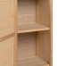 Schrank SAPHIRA 43 x 35 x 132,5 cm natürlich DMF