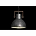 Plafondlamp DKD Home Decor Bruin Zilverkleurig Metaal Mangohout 50 W 40 x 40 x 50 cm