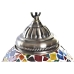 Lampa Sufitowa DKD Home Decor Szkło Metal 20 x 20 x 36 cm Wielokolorowy 50 W (2 Sztuk)