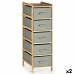 Cassettiera Grigio Legno Tessile 34 x 103 x 36 cm (2 Unità)