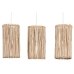 Ceiling Light Home ESPRIT White Natural Eucalyptus wood 50 W 20 x 20 x 40 cm