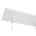 Candeeiro de teto Home ESPRIT Branco Natural Madeira de eucalipto 50 W 20 x 20 x 40 cm