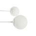 Lampadario DKD Home Decor 96 x 73 x 50 cm Cristallo Metallo Bianco 50 W