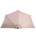 Parasol 240 x 125 x 250 cm Taupe Alumínio