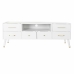 Mueble de TV DKD Home Decor Blanco Metal MDF (140 x 52 x 40 cm)