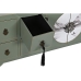 Móvel de TV DKD Home Decor Branco Preto Verde Dourado Metal Abeto Madeira MDF 130 x 26 x 51 cm