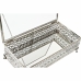 Caja-Joyero DKD Home Decor Cristal Plateado Metal (25,5 x 12,5 x 7,5 cm)