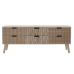 Mobilă TV DKD Home Decor Brad Maro Lemn MDF 120 x 40 x 47 cm