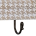 Wall mounted coat hanger 30 x 7 x 16 cm Metalli Puu