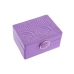 Jewelry box DKD Home Decor 23 x 17 x 10 cm Lilac Polyurethane MDF Wood