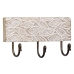 Wall mounted coat hanger 30,5 x 8 x 16 cm Metalli Puu