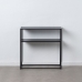 TV furniture 80 x 30 x 81 cm Black Steel